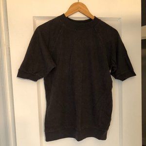 Jungmaven raglan fleece short sleeve sweatshirt, Size small